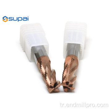 HRC55 CNC Köşe Yarıçapı End Mill Router Bit